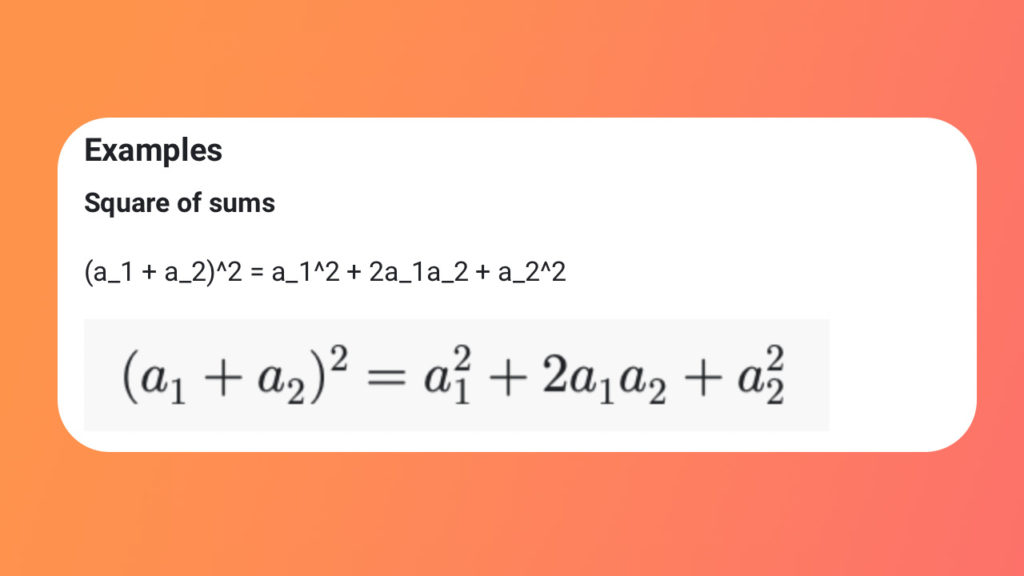 Craft.do formula snippets