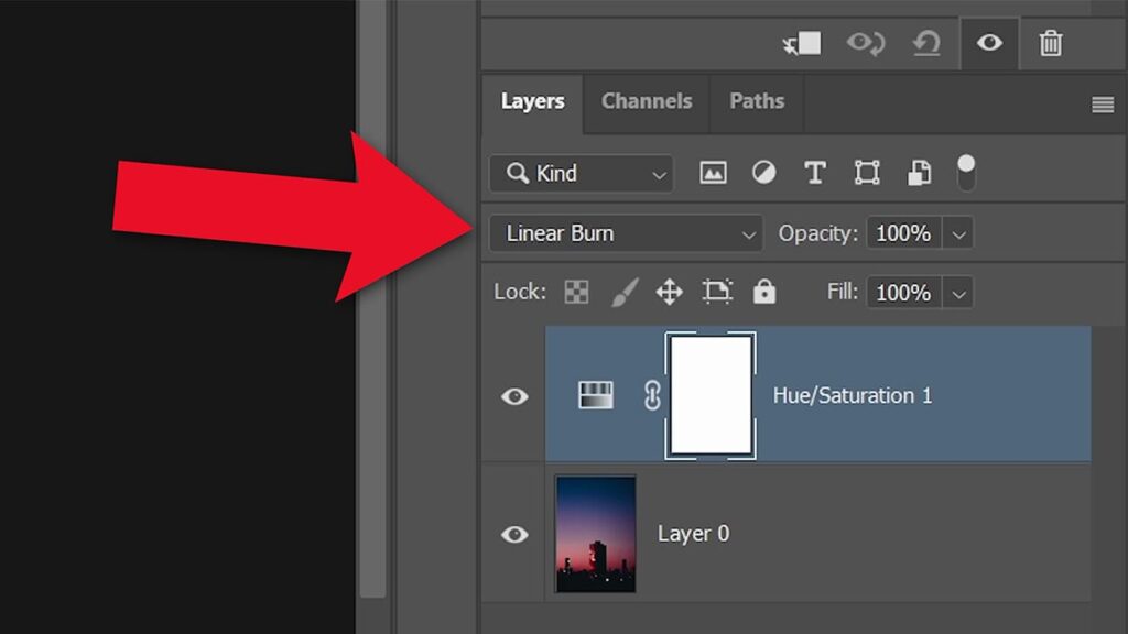 How to quickly switch layer blend modes in Photoshop