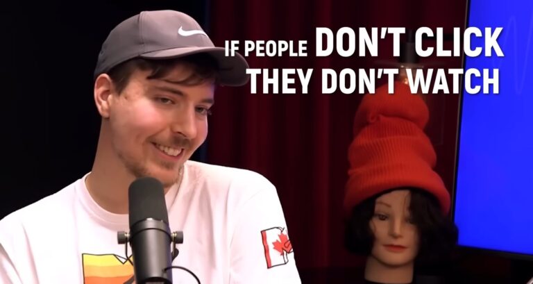 Mr.Beast on a podcast