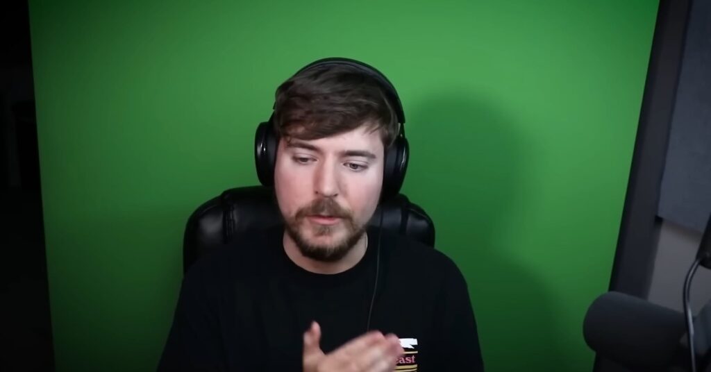 Mr.Beast talking about YouTube