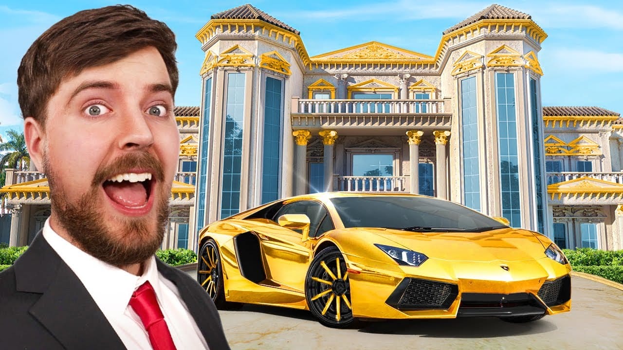 Mr.Beast Lamborghini thumbnail