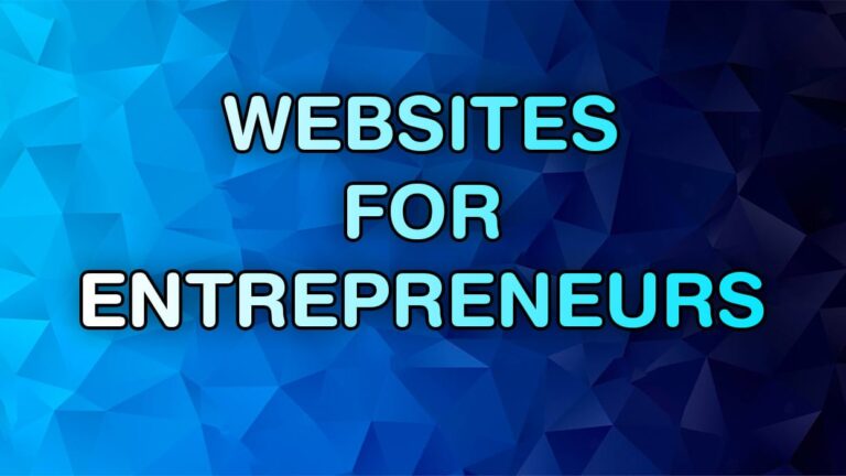 Websites for entrepreneurs banner