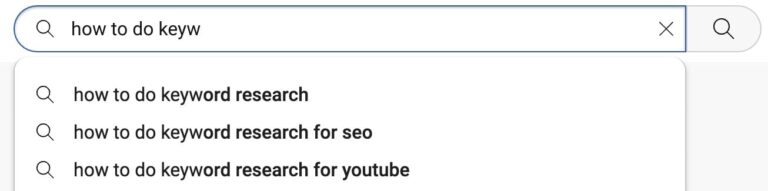 How to do YouTube keyword research with YouTube search suggested