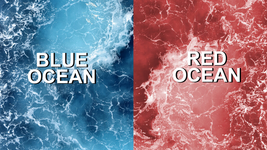Red and Blue ocean