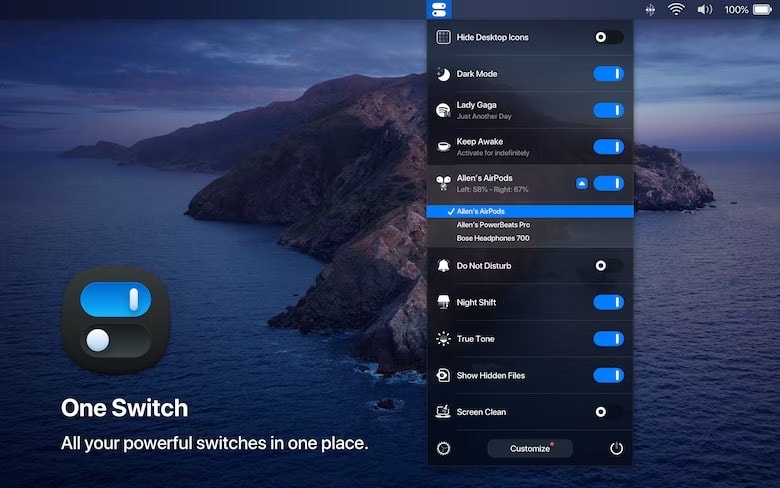 OneSwitch app for Mac
