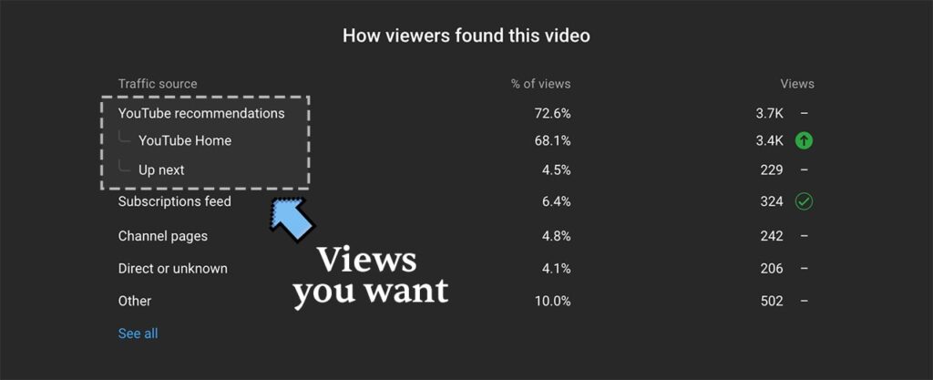 YouTube Algorithm Views