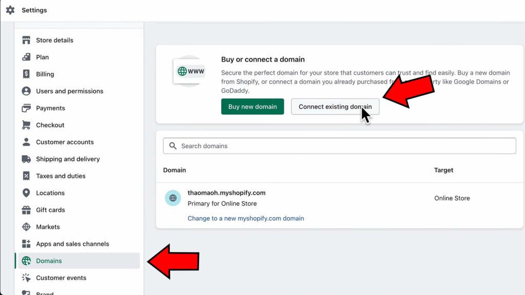 How To Connect Domain-Name To Shopify