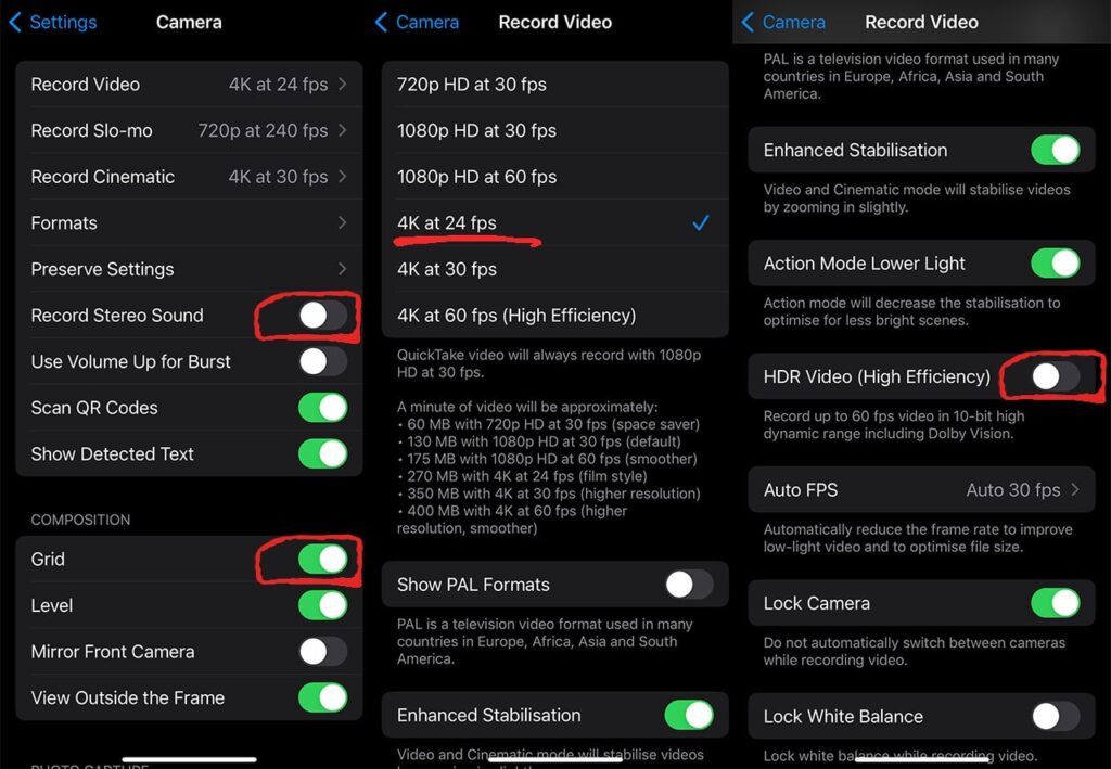 Best iPhone Camera Setting For Recording Online Course