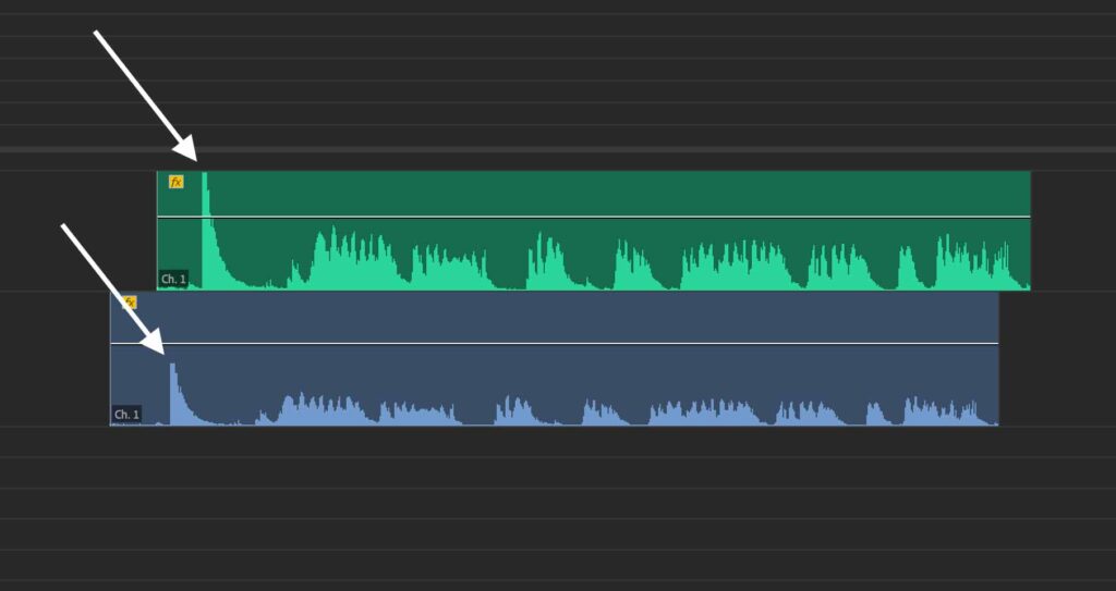 How to sync recording audio in editing software